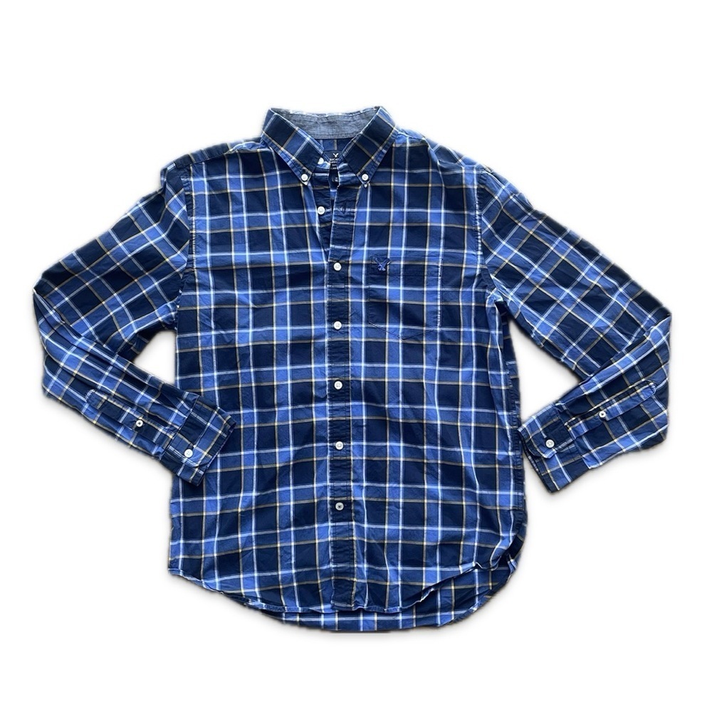 American Eagle Outfitters Classic Fit Men’s Long Sleeve Button Down Shirt Medium